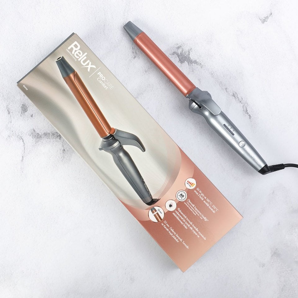 Relux RC6925 Procare Comfort 25 mm 210°C İyonik Keratin Korumalı Saç Maşası