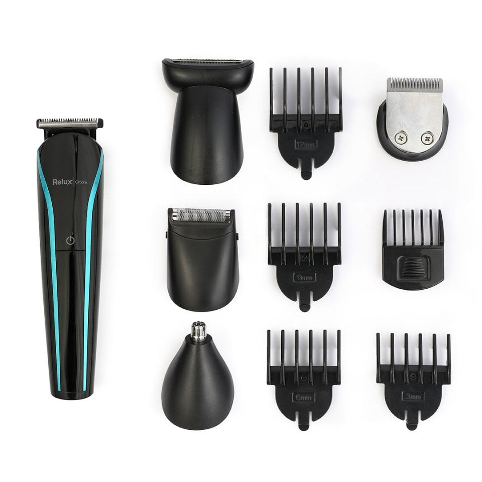 Relux RPG6500 Groom 12 In 1 Yıkanabilir Başlıklı Erkek Bakım Kiti