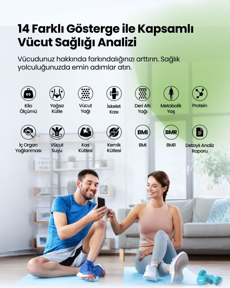 Relux RBS6000 InnerTrace Akıllı Vücut Analiz Tartısı