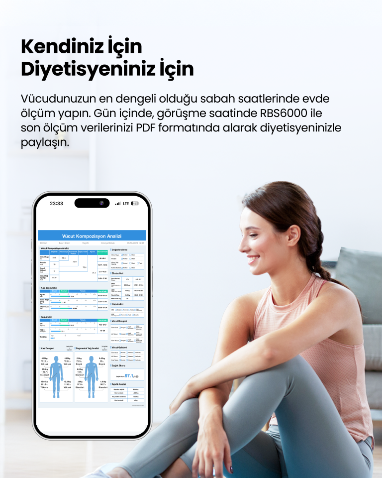 Relux RBS6000 InnerTrace Akıllı Vücut Analiz Tartısı