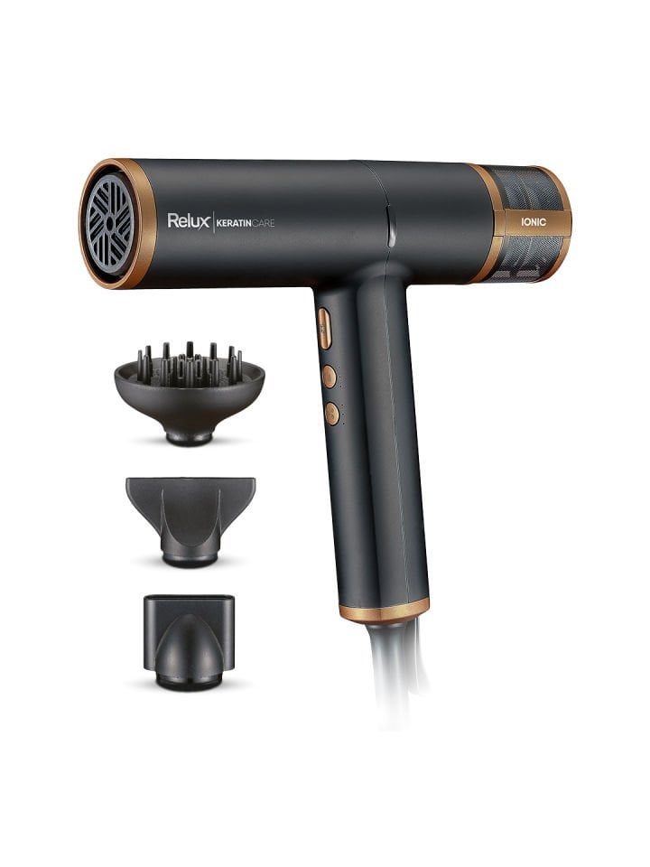 Relux RHD9190B Keratincare BLDC Saç Kurutma Makinesi 1900w, Hızlı, Sessiz Kurutma