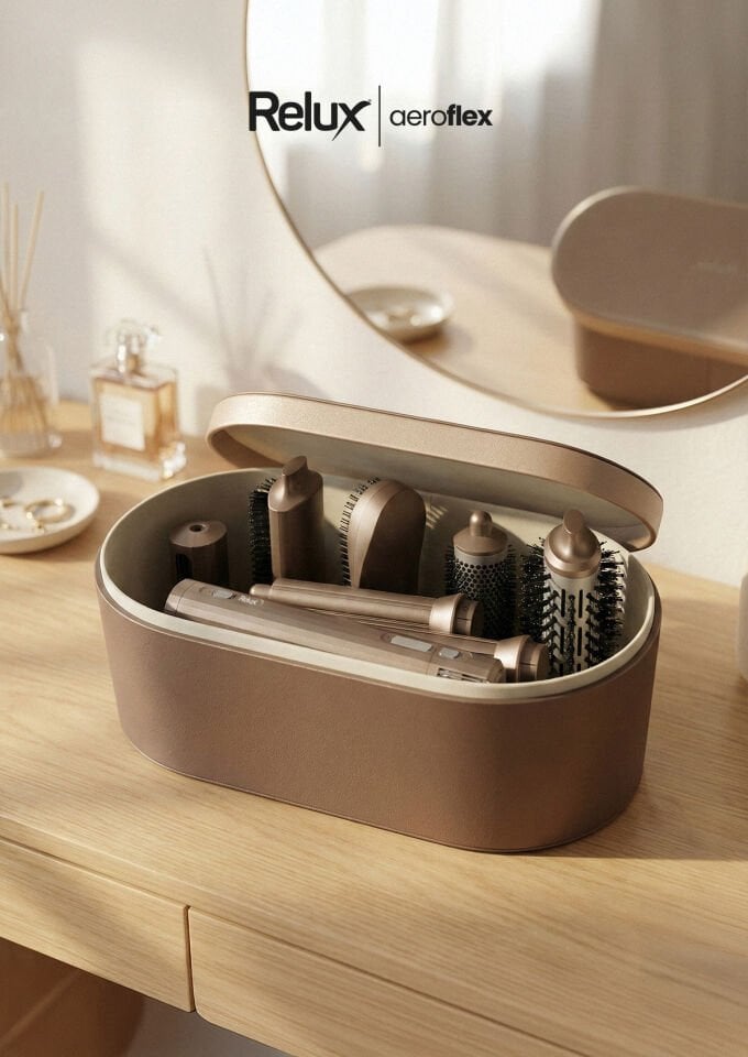 Relux RMS9200B aeroflex BLDC 7in1 Saç Şekillendirici Set