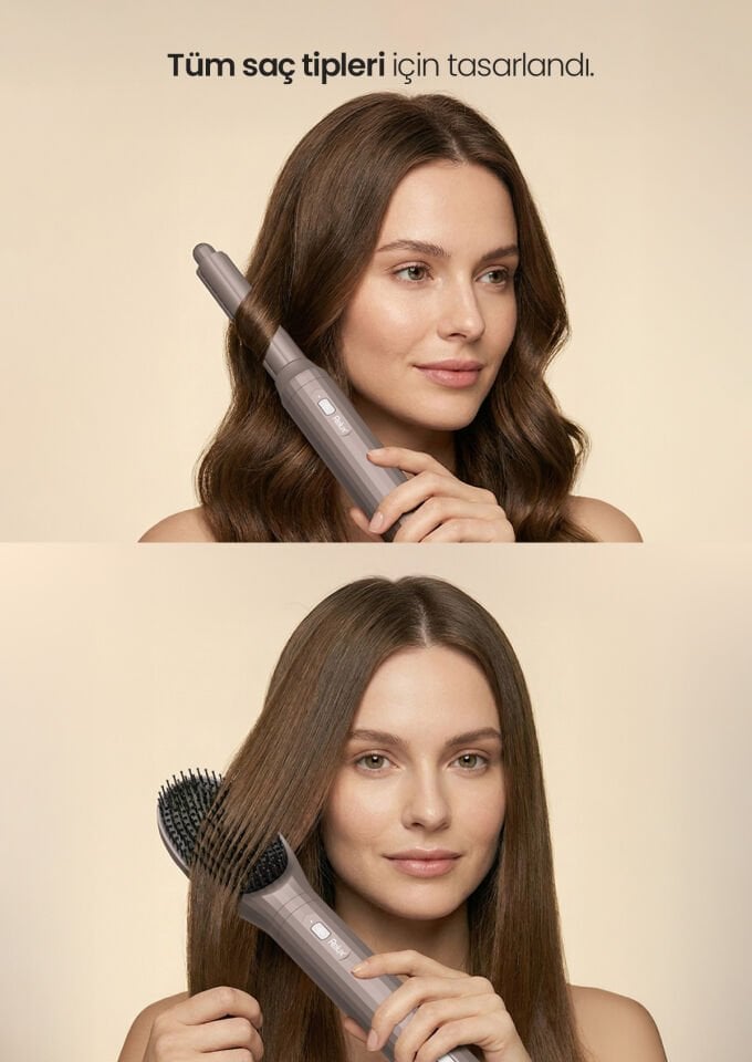 Relux RMS9200B aeroflex BLDC 7in1 Saç Şekillendirici Set